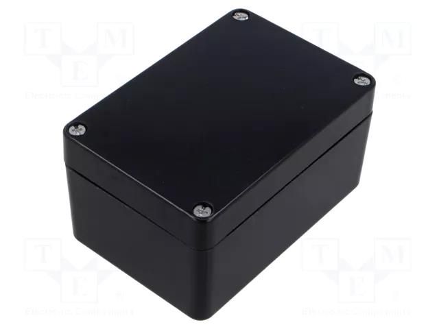 Enclosure: multipurpose; X: 75mm; Y: 110mm; Z: 55mm; polyester; black RAYCHEM RPG EX-GRJ02BK