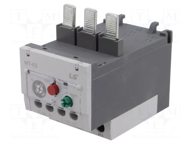 Thermal relay; Auxiliary contacts: NO + NC; 34÷50A; -5÷60°C; IP20 LS ELECTRIC MT-63-34-50A