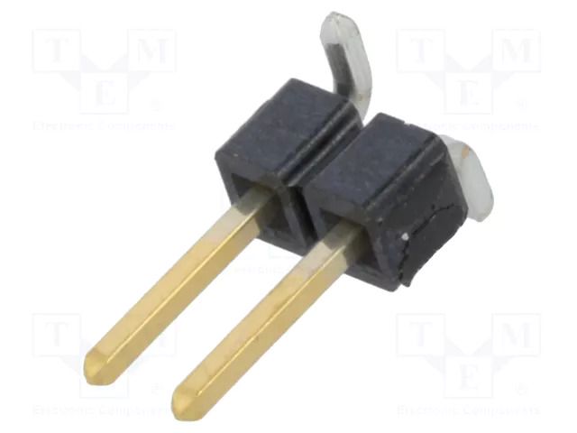 Connector: pin strips; pin header; male; PIN: 2; vertical; SMT; 1x2 SAMTEC TSM-102-01-L-SV