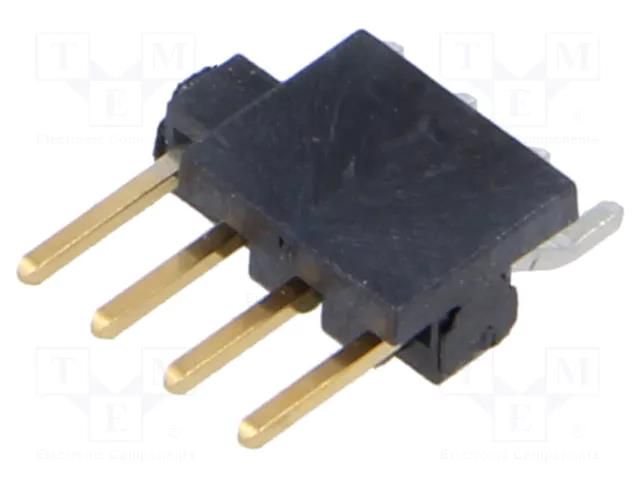 Connector: pin strips; pin header; male; PIN: 4; horizontal; SMT SAMTEC TSM-104-01-L-SH-P