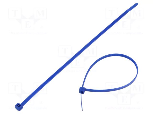 Cable tie; with metal; detectable by a metal detector; L: 200mm TIE10 TT4.6X200/BL