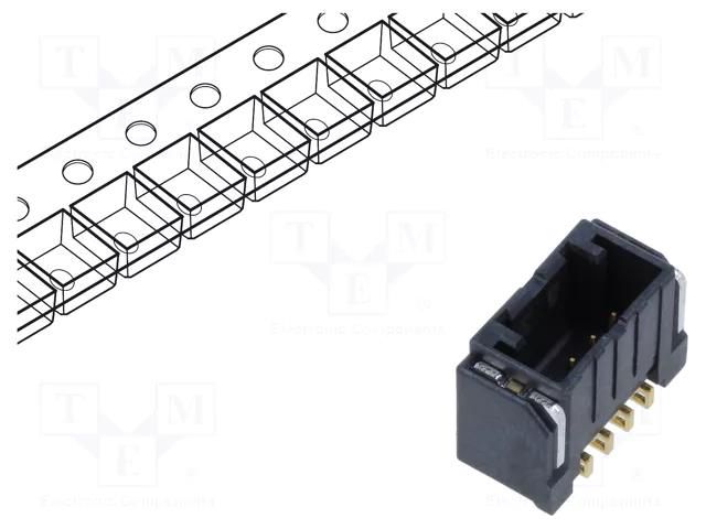 Connector: wire-board; socket; male; PIN: 4; DF51K; Pitch: 2mm; SMT HIROSE DF51K-4P-2H-805