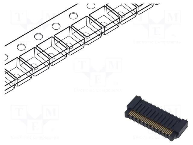Connector: PCB to PCB; socket; male; PIN: 60; ERM8; vertical; 1.4A SAMTEC ERM803009.0LDVTR