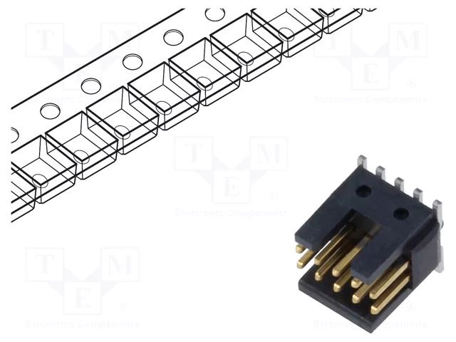 Connector: pin strips; socket; male; PIN: 10; vertical; SMT; 1.27mm SAMTEC FTSH10501LDVKAPTR
