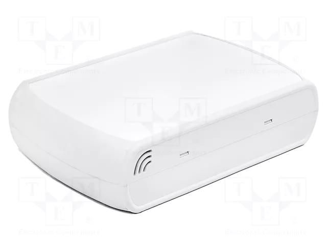 Enclosure: multipurpose; X: 81mm; Y: 128mm; Z: 35mm; vented; white ELBAG STCH130/AC
