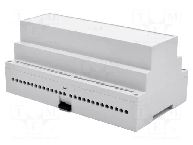 Enclosure: for DIN rail mounting; No.of mod: 9 ELBAG MR9/C-FA