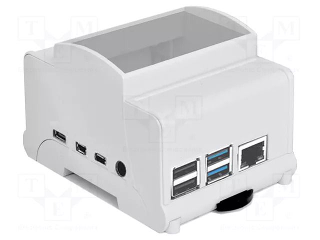 Enclosure: for computer; grey; 69mm; for DIN rail mounting ELBAG MR4/HD/GR-P4