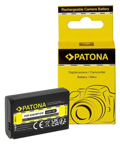 PATONA Battery for Samsung BP-1310 BP1310 NX10 NX100 NX11, PATONA 1139 4260284325268