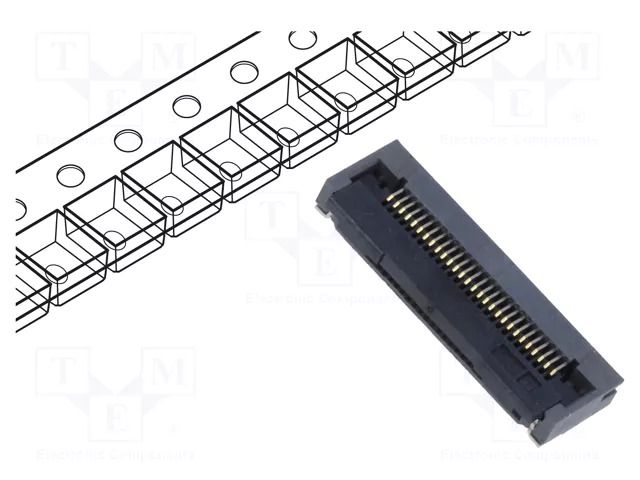 Connector: FFC/FPC; gold-plated; SMT; 500mA; 50V; FH28K; PIN: 28 HIROSE FH28K-28S-05SH