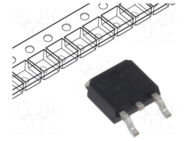 IC: voltage regulator; LDO,adjustable; 1.25÷12V; 1A; TO252; SMD TAEJIN TECHNOLOGY / HTC Korea LM1117RS-ADJ-TT