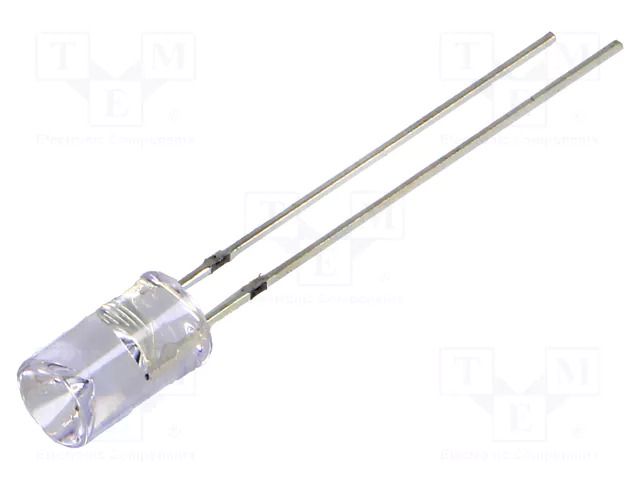LED; orange; 5mm; 100÷150mcd; 120°; Front: recessed; 5VDC; -30÷85°C OPTOSUPPLY OSO5JA5MC1B-5V