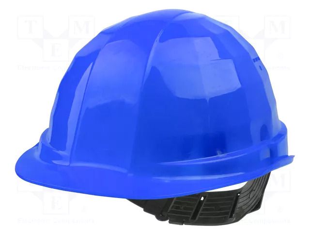 Protective helmet; adjustable; Size: 52÷62mm; blue; polyetylene WOLFCRAFT WF4968000