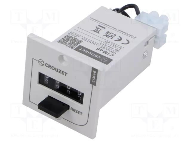 Counter: electromechanical; mechanical indicator; pulses; 99999 CROUZET CROUZET-99775412