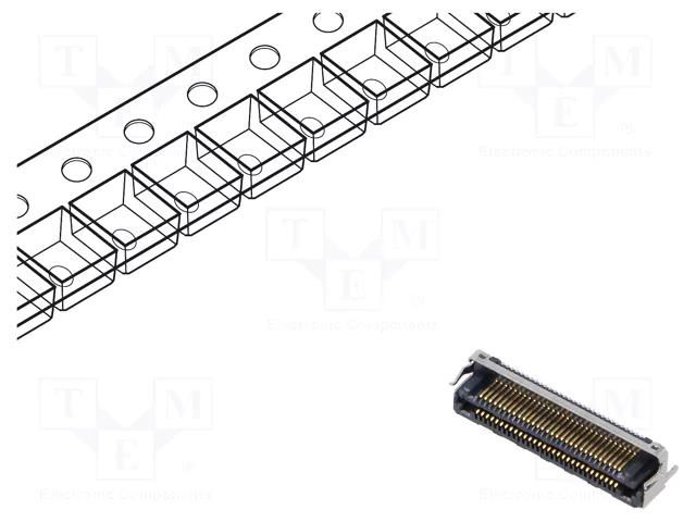 Connector: PCB to PCB; hermaphrodite; PIN: 60; 0.5mm; LSHM; SMT SAMTEC LSHM13002.5LDVASK