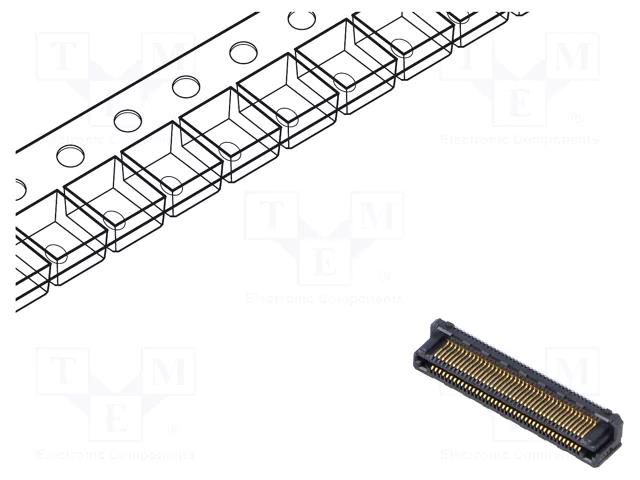 Connector: PCB to PCB; hermaphrodite; PIN: 80; 0.5mm; LSHM; SMT SAMTEC LSHM14003.0LDVANK