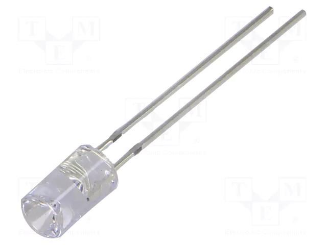LED; yellow; 5mm; 100÷150mcd; 120°; Front: recessed; 5VDC; -30÷85°C OPTOSUPPLY OSY5JA5MC1B-5V