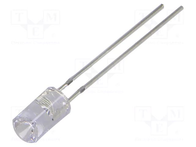 LED; yellow; 5mm; 100÷150mcd; 120°; Front: recessed; 5VDC; -30÷85°C OPTOSUPPLY OSY5JA5MC1B-5V