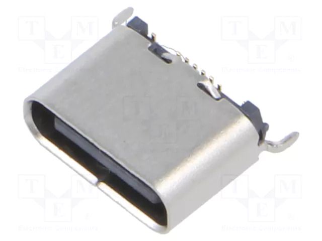 Connector: USB C; socket; SMT; PIN: 16; vertical; top board mount GCT USB4235-03-C