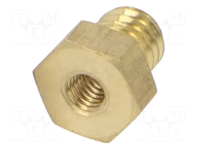 Mount.elem: thread adapter; brass; Int.thread: G3; Ext.thread: M5 PNEUMAT MS251KM53