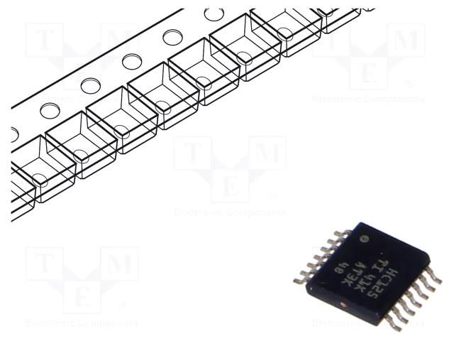 IC: digital; buffer TEXAS INSTRUMENTS SN74HC125PWR