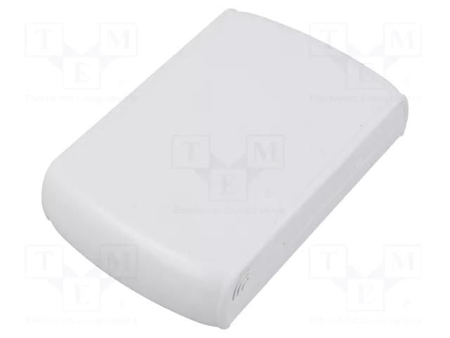 Enclosure: multipurpose; X: 81mm; Y: 128mm; Z: 25mm; vented; white ELBAG STC130/AC