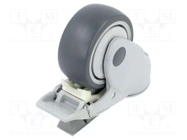 Transport wheel; Ø: 75mm; H: 109mm; torsional with lock; 70kg COLSON KSF-31C-L12