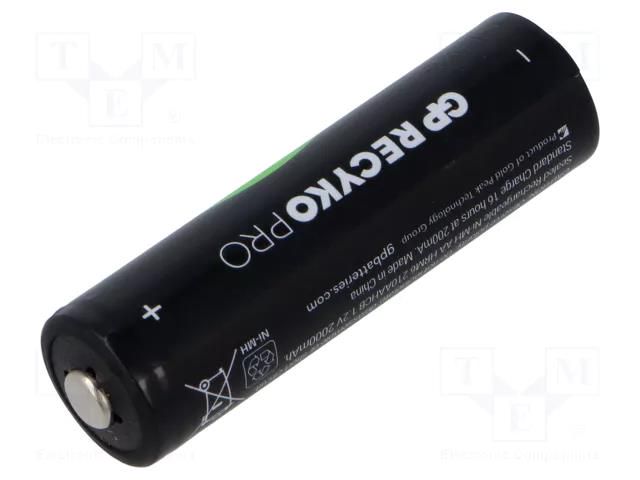 Re-battery: Ni-MH; AA; 1.2V; 2000mAh; ReCYKO PRO; bulk,industrial GP ACCU-R6/2000GPPRON