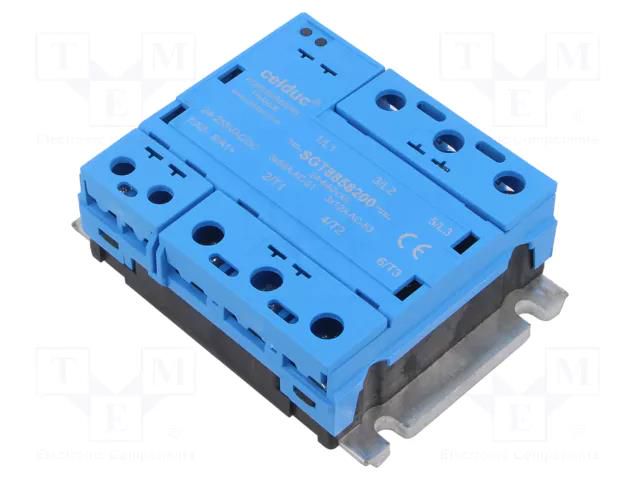 Relay: solid state; 50A; Uswitch: 24÷640VAC; 3-phase; -40÷85°C CELDUC SGT8858200