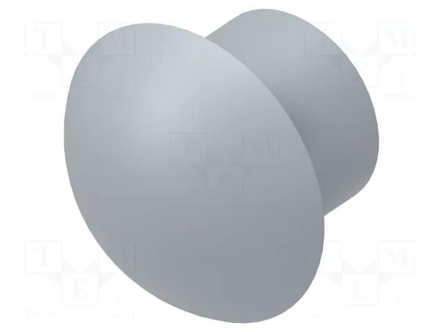 Stopper; polyamide; grey; Entrelec; Ø: 5mm; Size: 11; L: 14mm TE Connectivity 1SNG610008R0000
