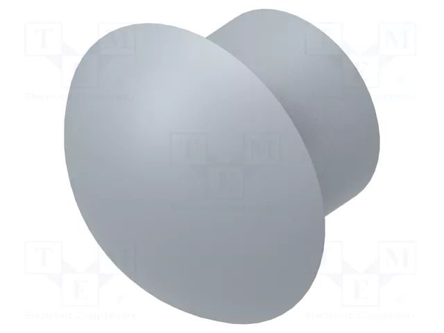 Stopper; polyamide; light grey; Entrelec; Ø: 25.7mm; Size: 37 TE Connectivity 1SNG610070R0000