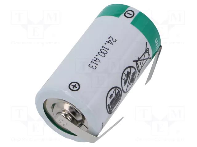 Battery: lithium; C; 3.6V; 8500mAh; non-rechargeable; Ø26x54mm SAFT SAFT-LS26500P/CNR