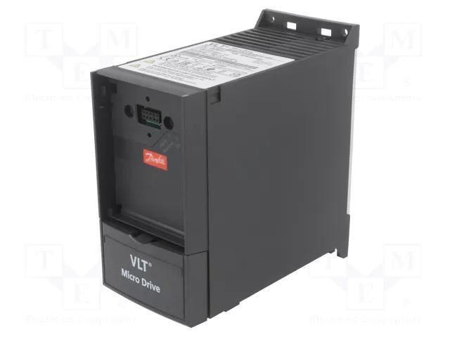 Vector inverter; Max motor power: 0.18kW; Usup: 200÷240VAC; IN: 6 DANFOSS 132F0001