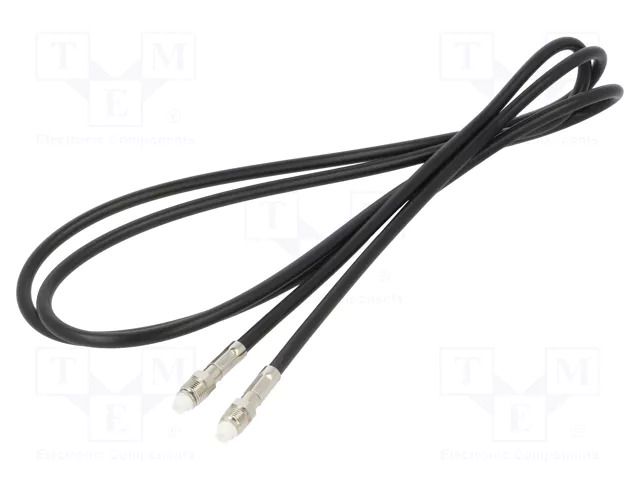 Cable; FME socket,both sides; black; straight; 1.5m MTA 15-7581046
