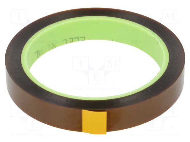 Tape: electrical insulating; W: 15mm; L: 33m; Thk: 0.076mm; acrylic 3M 3M-1218-15