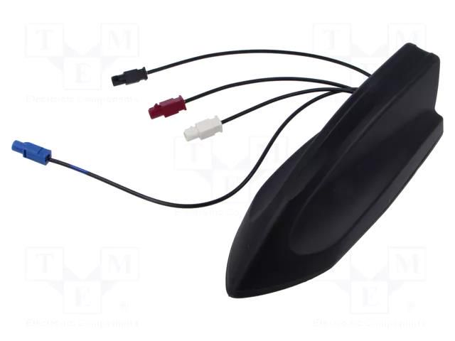 Antenna; external; AM,DAB,FM,GNSS,GPS; Fakra; plug; 3.5m; top MTA 15-7677520