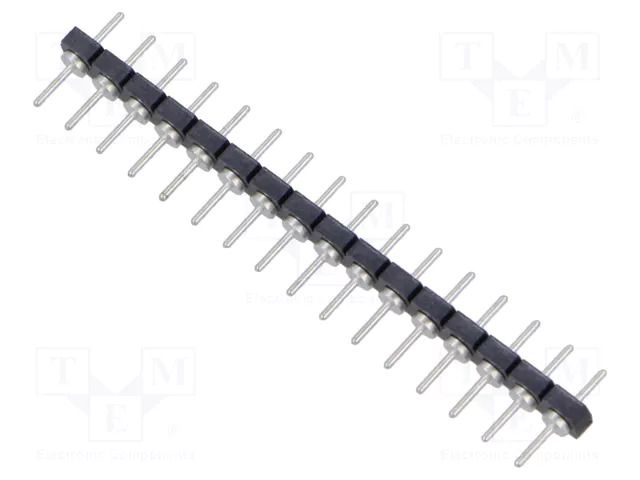 Connector: pin strips; pin header; male; PIN: 16; straight; THT SAMTEC BBL-116-T-E