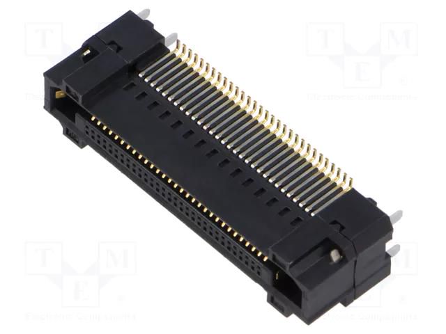 Connector: PCB to PCB; socket; female; PIN: 60; FunctionMAX; 500mA HIROSE FX18-60S-0.8SV15