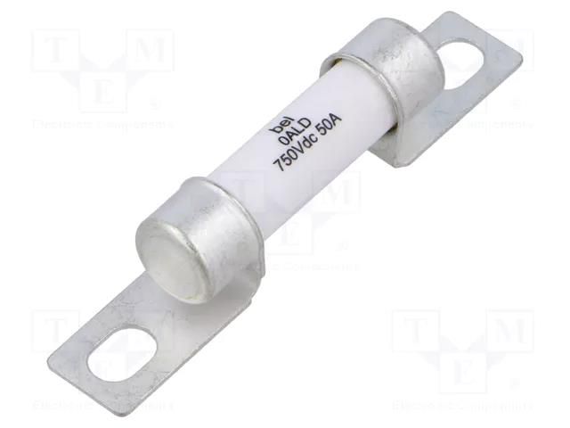 Fuse: fuse; 50A; 750VDC; ceramic BEL FUSE 0ALDB9500-PD