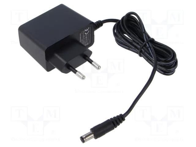 Power supply: switching; mains,plug-in; 5VDC; 3A; 15W; Out: 5,5/2,1 ESPE E18-1505-211