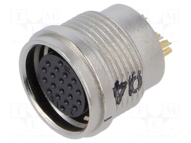 Connector: circular; push-pull; socket; PIN: 20; 1A; HR25; soldering HIROSE HR25A-9R-20S