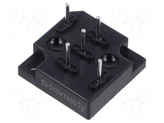 Bridge rectifier: three-phase; Urmax: 800V; If: 15A; Ifsm: 200A; THT SHINDENGEN S15VTA80-5000