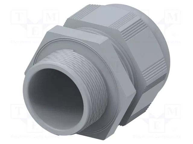 Cable gland; without nut,with long thread; M40; 1.5; IP68; grey TE Connectivity 1SNG601131R0000