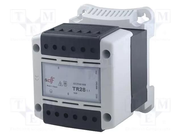Transformer: mains; 400VA; 230VAC; 230V; Leads: terminal block DF ELECTRIC DF-680400029
