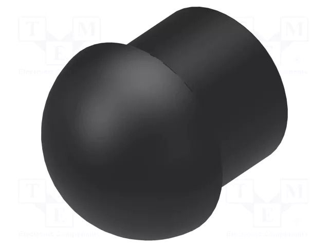 Stopper; polyamide; black; Entrelec; Ø: 17.8mm; Size: 22; L: 14mm TE Connectivity 1SNG610051R0000