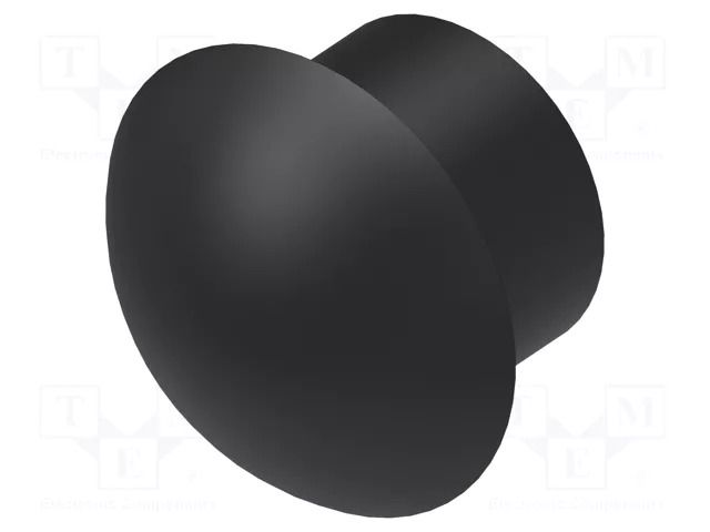 Stopper; polyamide; black; Entrelec; Ø: 30.6mm; Size: 45; L: 20.2mm TE Connectivity 1SNG610078R0000