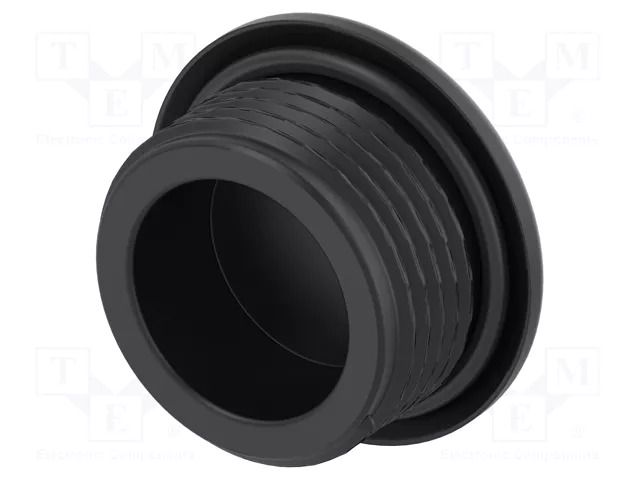 Stopper; PG13,5; IP68; polyamide; black; Entrelec; Thread: PG; 10mm TE Connectivity 1SNG620066R0000