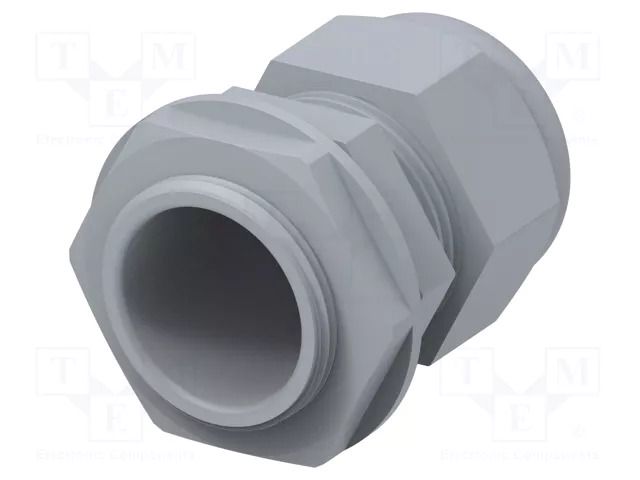 Cable gland; M32; 1.5; IP68; polyamide; grey; Entrelec TE Connectivity 1SNG626095R0000