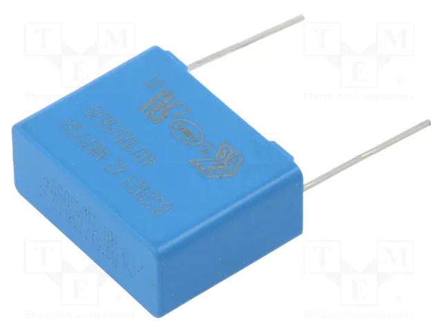 Capacitor: polyester; 1uF; 305VAC; 22.5mm; ±20%; 26.5x20.5x11mm EPCOS B32923C3105M189