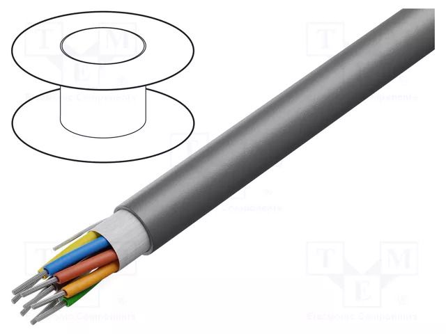 Wire; Xtra Guard® 1; 2x16AWG; unshielded; 300V; 305m; Cu; stranded ALPHA WIRE 5072C-SL001