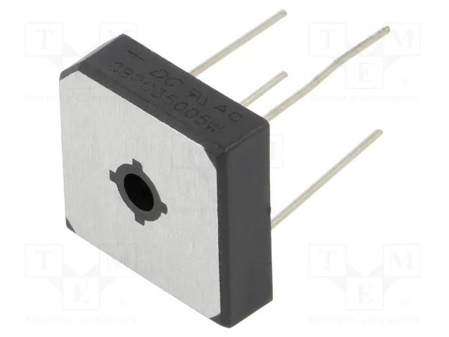 Bridge rectifier: single-phase; Urmax: 50V; If: 35A; Ifsm: 400A DC COMPONENTS GBPC35005W-DC